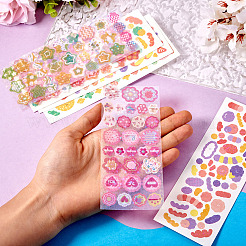 6 стиль лазерных пластиковых наклеек&nbsp;AJEW-TA0001-62