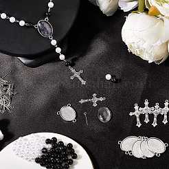 DIY-Schmucksets aus Rosenkranzperlen&nbsp;DIY-SC0029-72