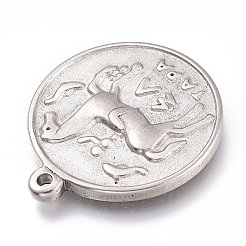 Pendentifs en acier inoxydable 304 anti-ternissement&nbsp;LS-STAS-Z017-03P