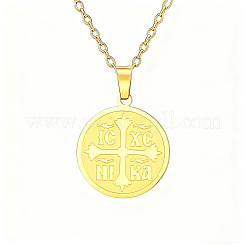 201 подвеска в виде православного креста из нержавеющей стали&nbsp;FS-WGFDB3C-02