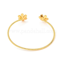 Braccialetti rigidi con zirconi cubici trasparenti&nbsp;LS-BJEW-P305-05G