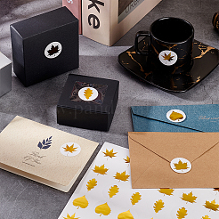 Круглые точечные бумажные герметизирующие наклейки&nbsp;DIY-WH0349-137F