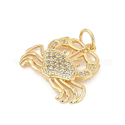 Латунные микро проложить кубического циркония подвески&nbsp;KK-U058-35G