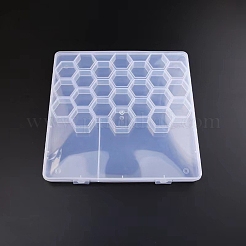 Прямоугольные полипропиленовые (полипропиленовые) контейнеры для хранения бусинок&nbsp;CON-YW0001-22