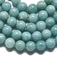 Chapelets de perles en jade de malaisie naturelle&nbsp;G-L645-A01-10mm-25