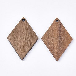 Кулоны из неокрашенного ореха&nbsp;WOOD-T023-06