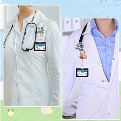 6 porta badge in acrilico con motivo animali in 6 stili&nbsp;DIY-SZ0010-67D