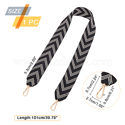 Ремни для сумок из полиэстера с узором в виде стрел&nbsp;DIY-WH0304-022