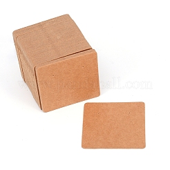 Carte di visualizzazione dell'orecchino di carta kraft&nbsp;CDIS-TAC0002-05