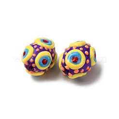 Стеклянные эмалевые бусины&nbsp;GLAA-C038-01E