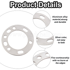 Прокладка колеса из алюминиевого сплава для внедорожника&nbsp;AJEW-WH0348-74A-MP