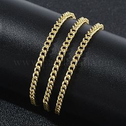 2.5 mm Panzerkettenhalsketten aus Messing für Damen&nbsp;KK-CBA2293-12G