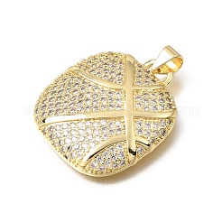 Pendentifs en laiton zircon cubique transparent&nbsp;KK-Z163-10G