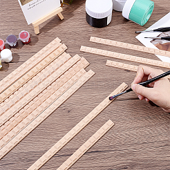 Quadratische Holzschnitzerei Taillenrandstreifen für Wohnzimmer Hintergrund Wand dekorativ&nbsp;DIY-WH0622-561