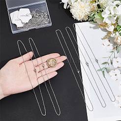 Ожерелья из нержавеющей стали 304 с цепочкой из троса&nbsp;NJEW-UN0001-45P