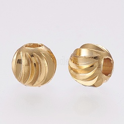 Perline in ottone&nbsp;KK-WH0063-10A-G