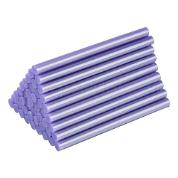 Plastic Glue Gun Sticks, Sealing Wax Sticks, Hot Melt Glue Adhesive Sticks for Vintage Wax Seal Stamp, Violet, 10x0.7cm