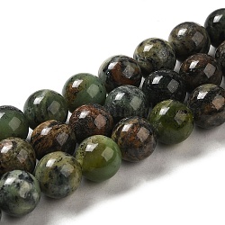 Brins naturels de perles de chrysoprase, ronde, 8~8.5mm, Trou: 1.2mm, Environ 45 pcs/chapelet, 15.04'' (38.2 cm)