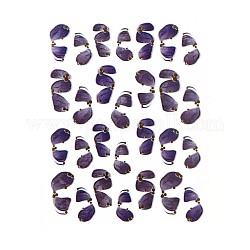 Наклейки для ногтей, ленты самоклеящиеся принадлежности для дизайна ногтей, для женщин и девочек diy дизайн ногтей, темные орхидеи, 103x80 мм