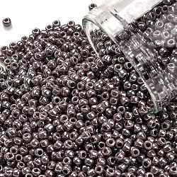 Toho perles de rocaille rondes, Perles de rocaille japonais, (133) lustre opaque lavande, 11/0, 2.2mm, Trou: 0.8mm, à propos 1110pcs / bouteille, 10 g / bouteille