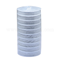 Tail Wire, Nylon-coated Stainless Steel, White, 0.45mm, about 262.46 Feet(80m)/roll