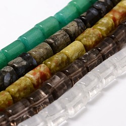 Perline colonna gemme naturali fili, 13x10mm, Foro: 1 mm, circa 32pcs/filo, 15.63 pollice