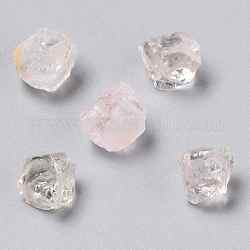 Raue natürliche Quarzkristallperlen, kein Loch / ungekratzt, Chip, 12~15 mm