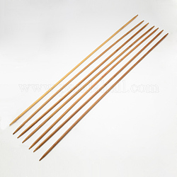 Agujas de tejer de bambú de doble punta (dpns), Perú, 400x3.0mm, 4 unidades / bolsa