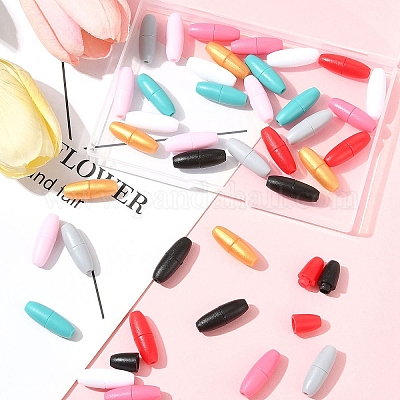 40 комплект пластиковых застежек 8 цветов&nbsp;KY-FS0001-37-1