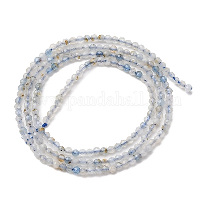 Природные Аквамарин бисер нитей&nbsp;LS-G-RM2025-A46-2mm-B-1