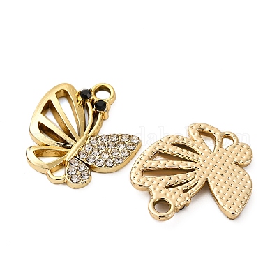 Подвески из сплава и страза&nbsp;LS-PALLOY-S052-02G-A-1