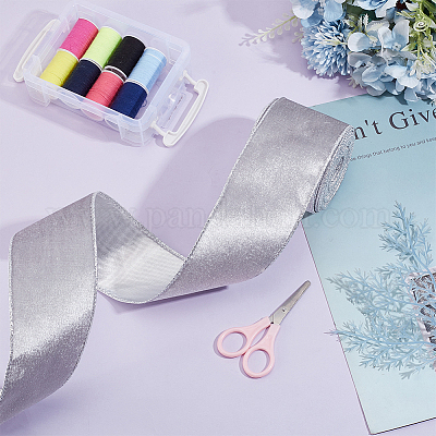 10 ярд односторонней бархатной ленты OCOR-WH0093-12A-1