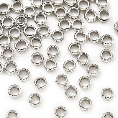 Зажимные бусины из латуни&nbsp;KK-S509-01P-04-1