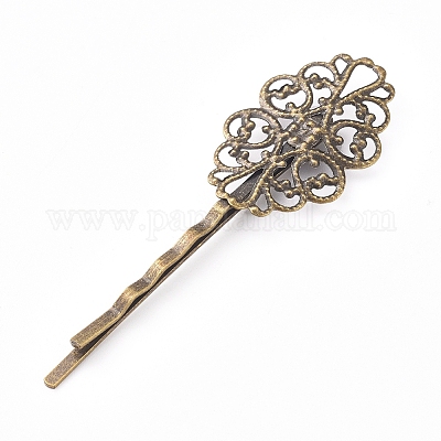 Железные фурнитуры шпильки Bobby Pin&nbsp;IFIN-WH0051-93G-1