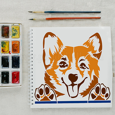 Cute Small Animal Theme Painting Stencils Reusable For Painting