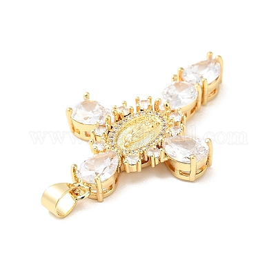 Стойки обшивки латунь микро проложить Циркон подвеску ZIRC-I059-15G-06-1