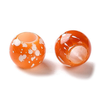 Европейские бусины из АБС-пластика&nbsp;KY-G033-01B-09-1