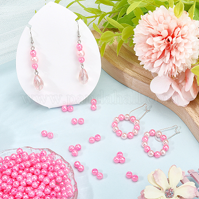 Абс пластмасса имитация жемчужина круглые бусины&nbsp;SACR-SP0001-31B-01-1