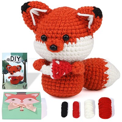Wholesale DIY Fox Crochet Kits for Beginners 