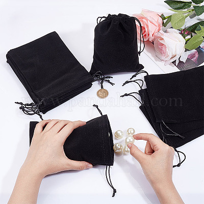 Мешочки из бархата&nbsp;ABAG-WH0046-30D-1