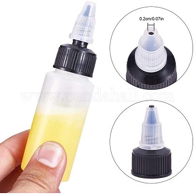 Shop PH PandaHall 30 Pack 30ml/ 1oz Squeeze Bottles Squirt Refillable  Bottles with Twist Cap 10pcs Funnel Hopper for Liquid Essential Oil Tattoo  Ink Bottle Hair for Jewelry Making - PandaHall Selected