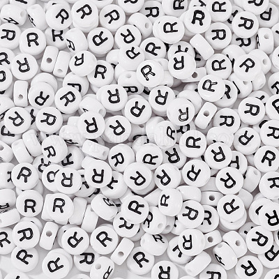 500шт акриловые бусины&nbsp;SACR-TA0001-55R-1