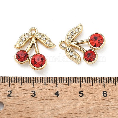 Подвески из сплава и страза&nbsp;ALRI-D303-03G-1