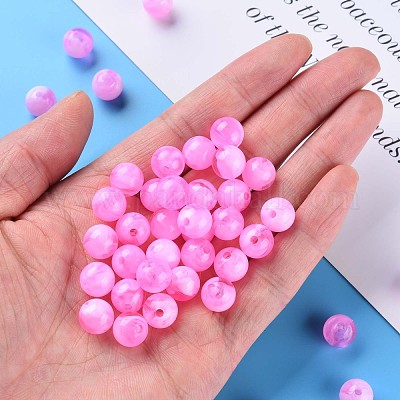 Акриловые бусины&nbsp;MACR-S375-001C-03-1