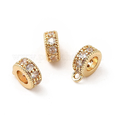 Стеллажное покрытие латунь микро паве кубический цирконий трубчатые поручни KK-E081-08G-1