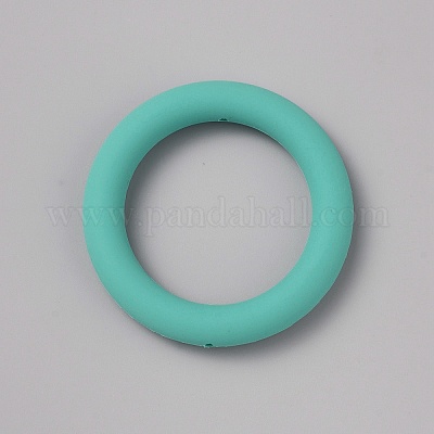 Кольца из силиконовых бусин&nbsp;SIL-WH0018-25H-1