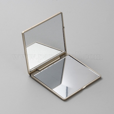 Квадратный с розовыми пластиковыми складными зеркалами&nbsp;FIND-WH0152-385C-1