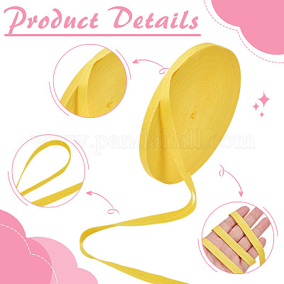 Хлопковые ленты&nbsp;SRIB-WH0008-05B-1