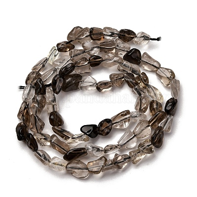 Природный дымчатый кварц нитей бисера&nbsp;G-I389-A31-01A-1