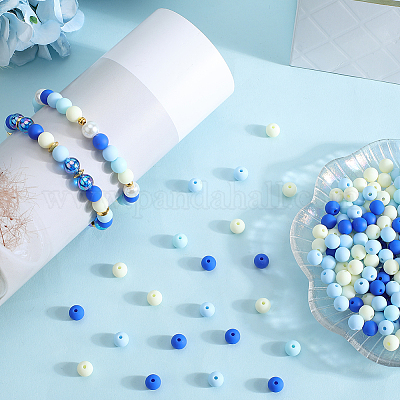 500шт прорезиненные силиконовые акриловые бусины с имитацией силикона&nbsp;OACR-SP0001-33D-1